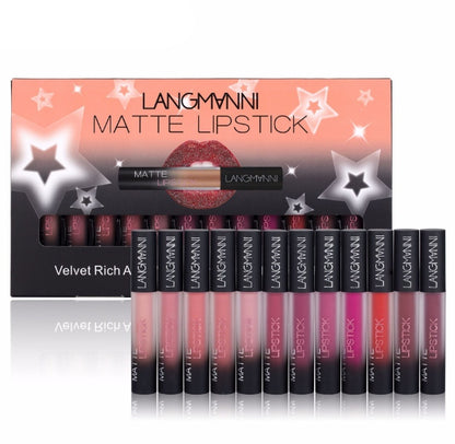 Matt Lipstick Waterproof Long-lasting Velvet Lipstick Set