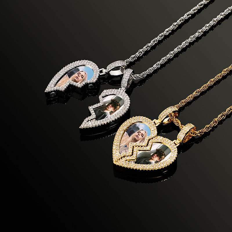 Fashion Personality Heart-shaped Multi-part Necklace