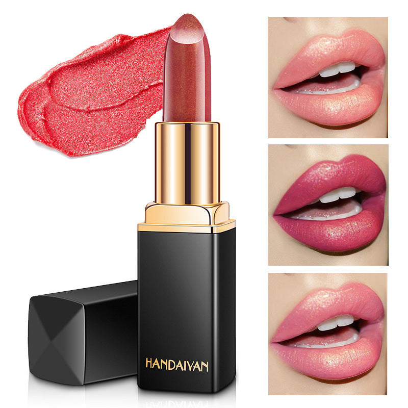 Shiny Metallic Lipstick Pearlescent Colour