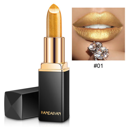 Shiny Metallic Lipstick Pearlescent Colour