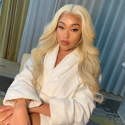 Blonde Lace Brazilian wig Wave Human Hair