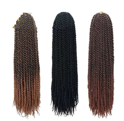 Crochet Braid Hair Black Brown Senegalese Twist