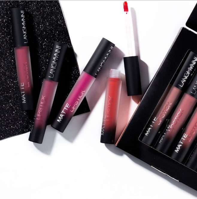 Matt Lipstick Waterproof Long-lasting Velvet Lipstick Set