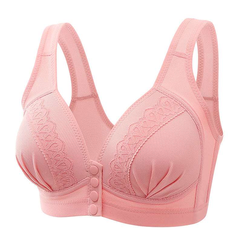 Bras For Women Front Closure Button Bra Wireless Bralette Push Up Brassiere Bra Tube Top Vest Underwear