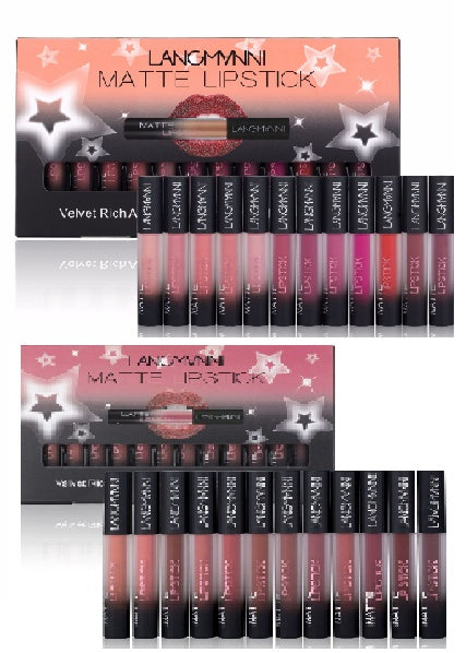 Matt Lipstick Waterproof Long-lasting Velvet Lipstick Set