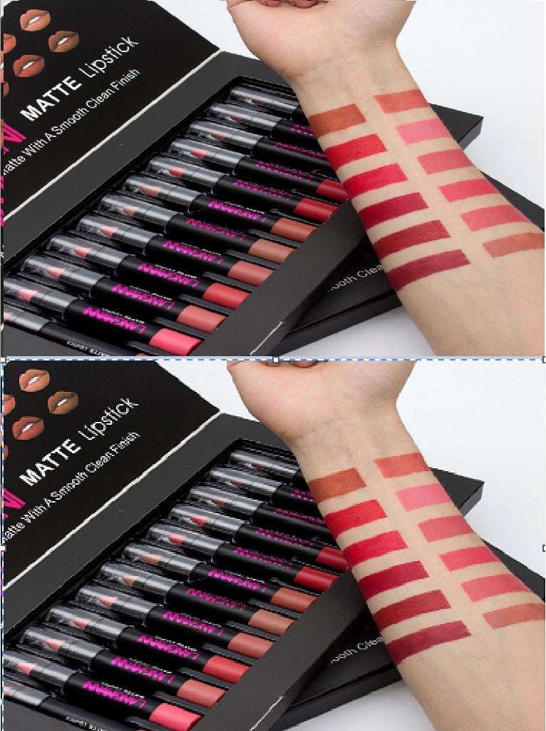 Matt Lipstick Waterproof Long-lasting Velvet Lipstick Set