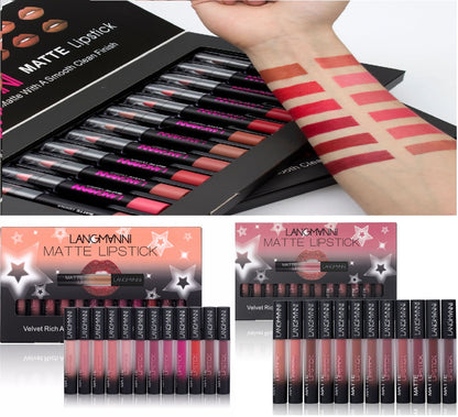 Matt Lipstick Waterproof Long-lasting Velvet Lipstick Set