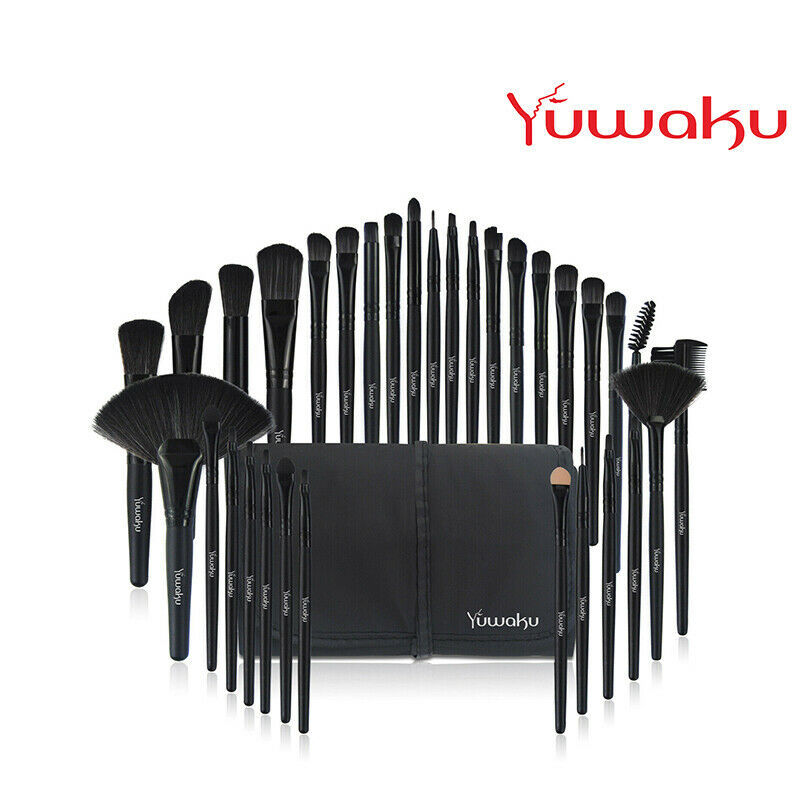 32Pcs Makeup Brushes Pouch Set