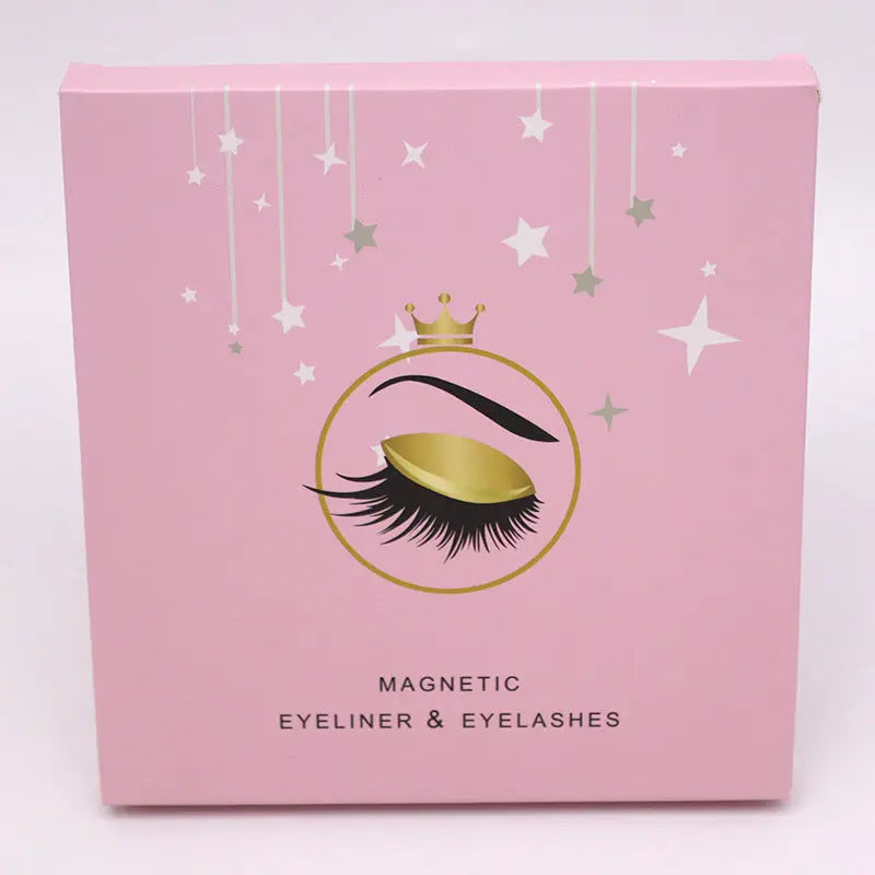 Magnetic Eyelashes Eyeliner Set Long Lasting False Mink Waterproof Eye Lashes Extension Reusable Beauty Makeup Tool - Image #4