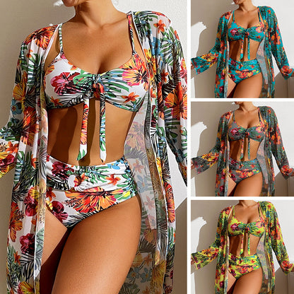 Wave Chic Long Sleeve Swim Set