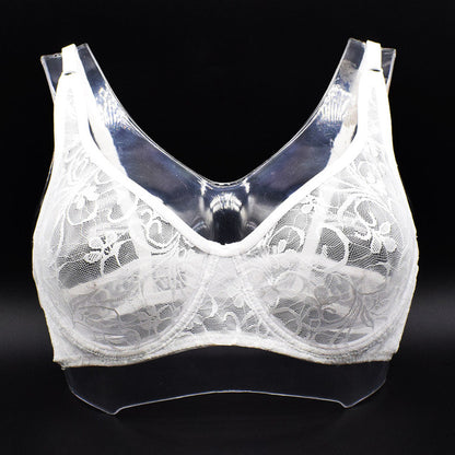 Plus Size Lace Bras For Women Underwired BH Hollow Out.