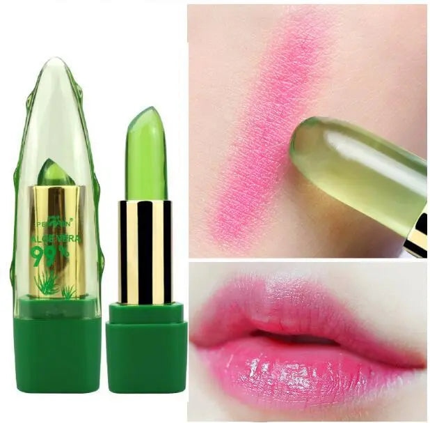 Aloe Vera Gel Colour Changing Lipstick Gloss  Moisturizer - Image #6