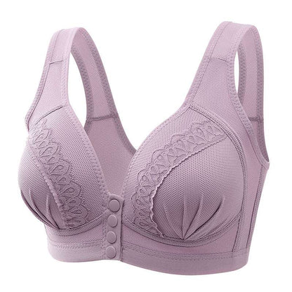 Bras For Women Front Closure Button Bra Wireless Bralette Push Up Brassiere Bra Tube Top Vest Underwear