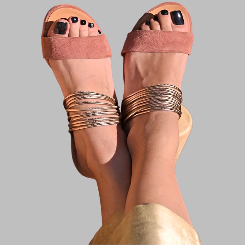 Curve Comfort: Stylish Plus-Size Sandals for Women