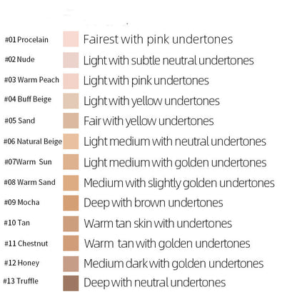 Flawless Finish: Oil-Control Makeup Liquid Foundation and Concealer