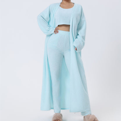 Snuggle Bliss: 3-Piece Lounge Set - Cozy Loungewear for Winter Nights