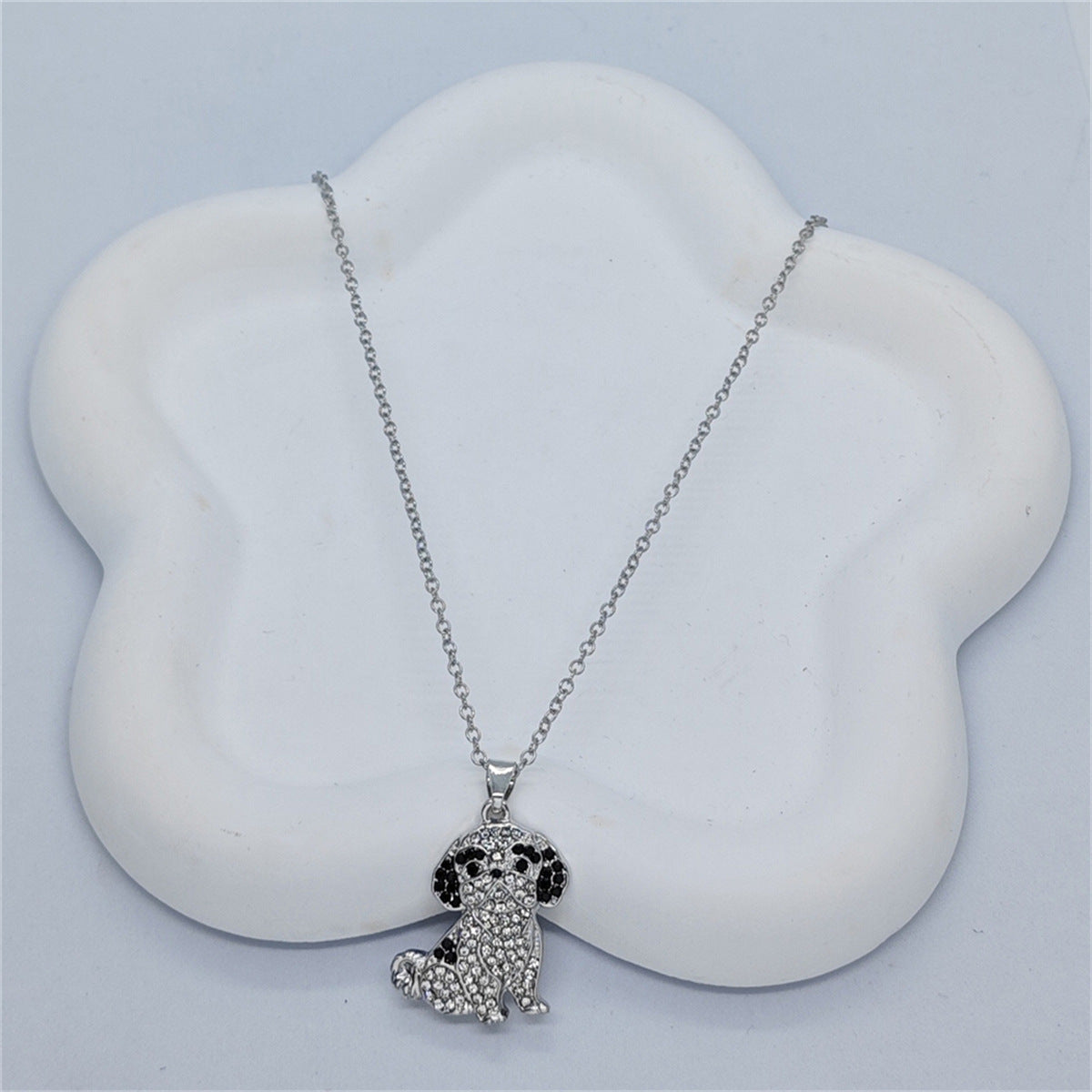 Shih Tzu Pendant  Puppy Necklace