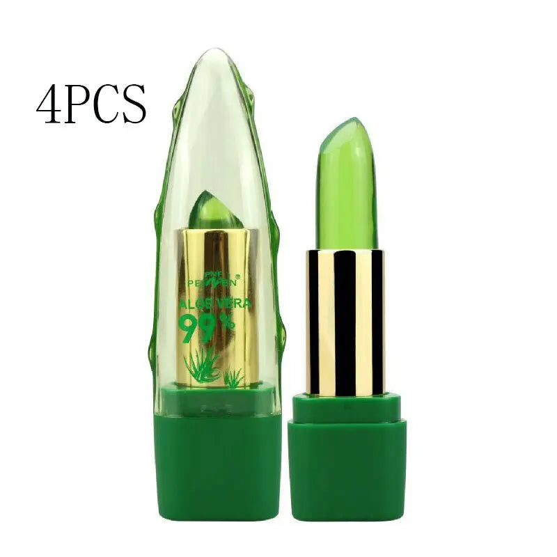 Aloe Vera Gel Colour Changing Lipstick Gloss  Moisturizer - Image #3