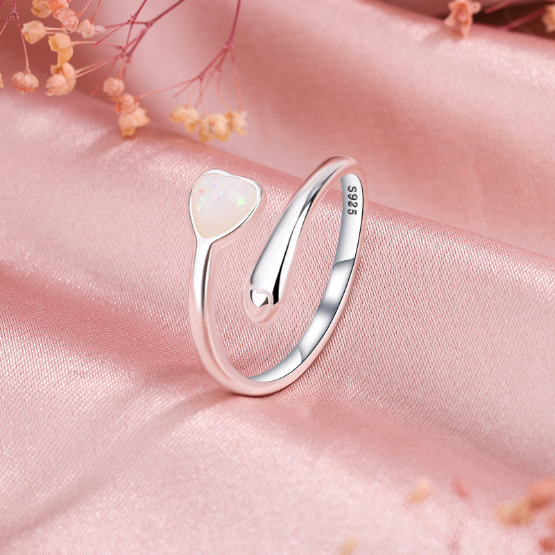 Lunar Aura Statement Ring