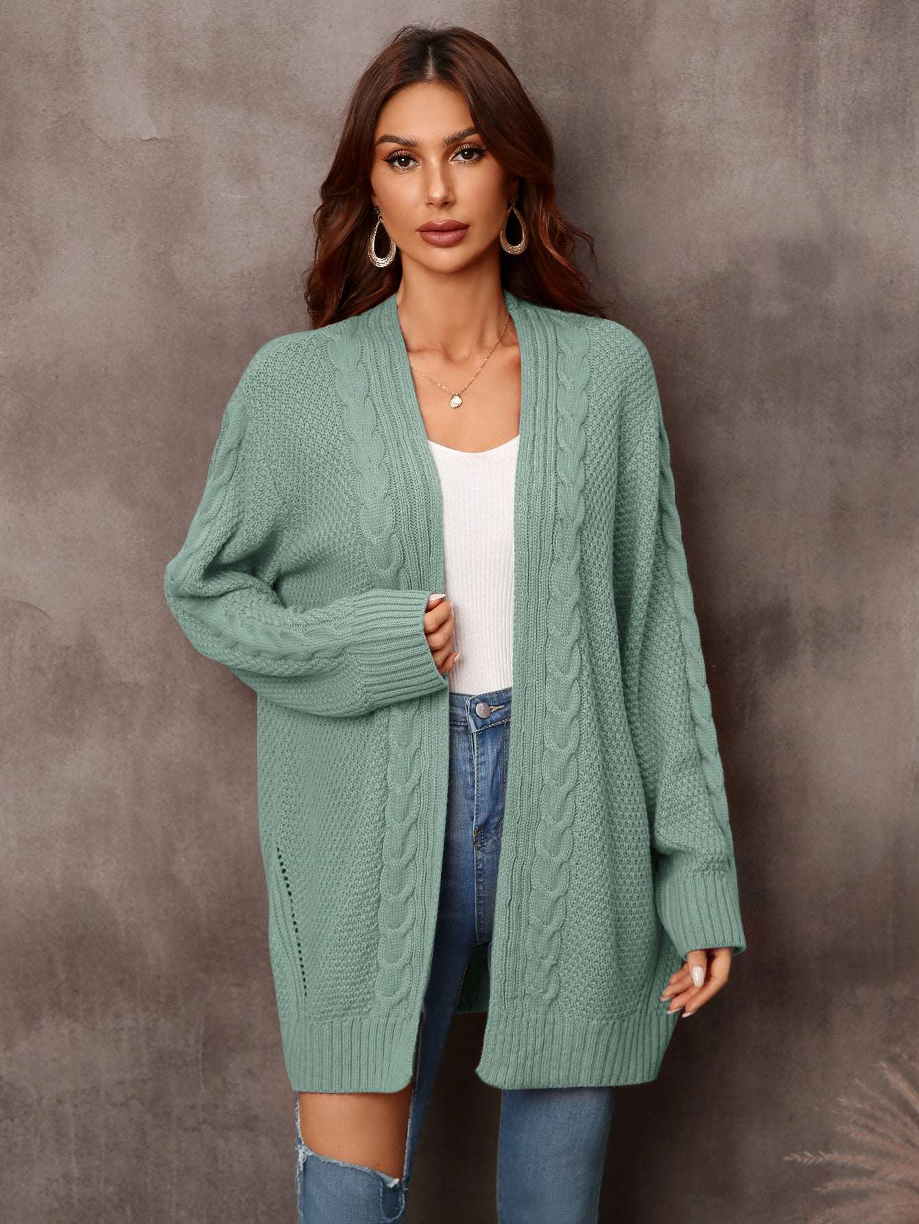 Chic Hollow Edge Cardi-Coat