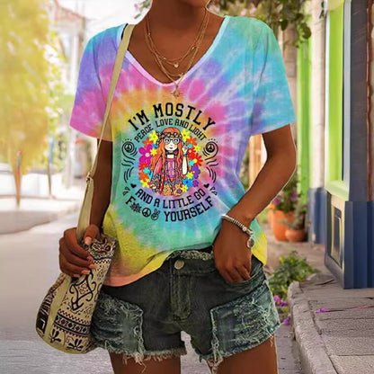 Vivid Print Vibe Tee