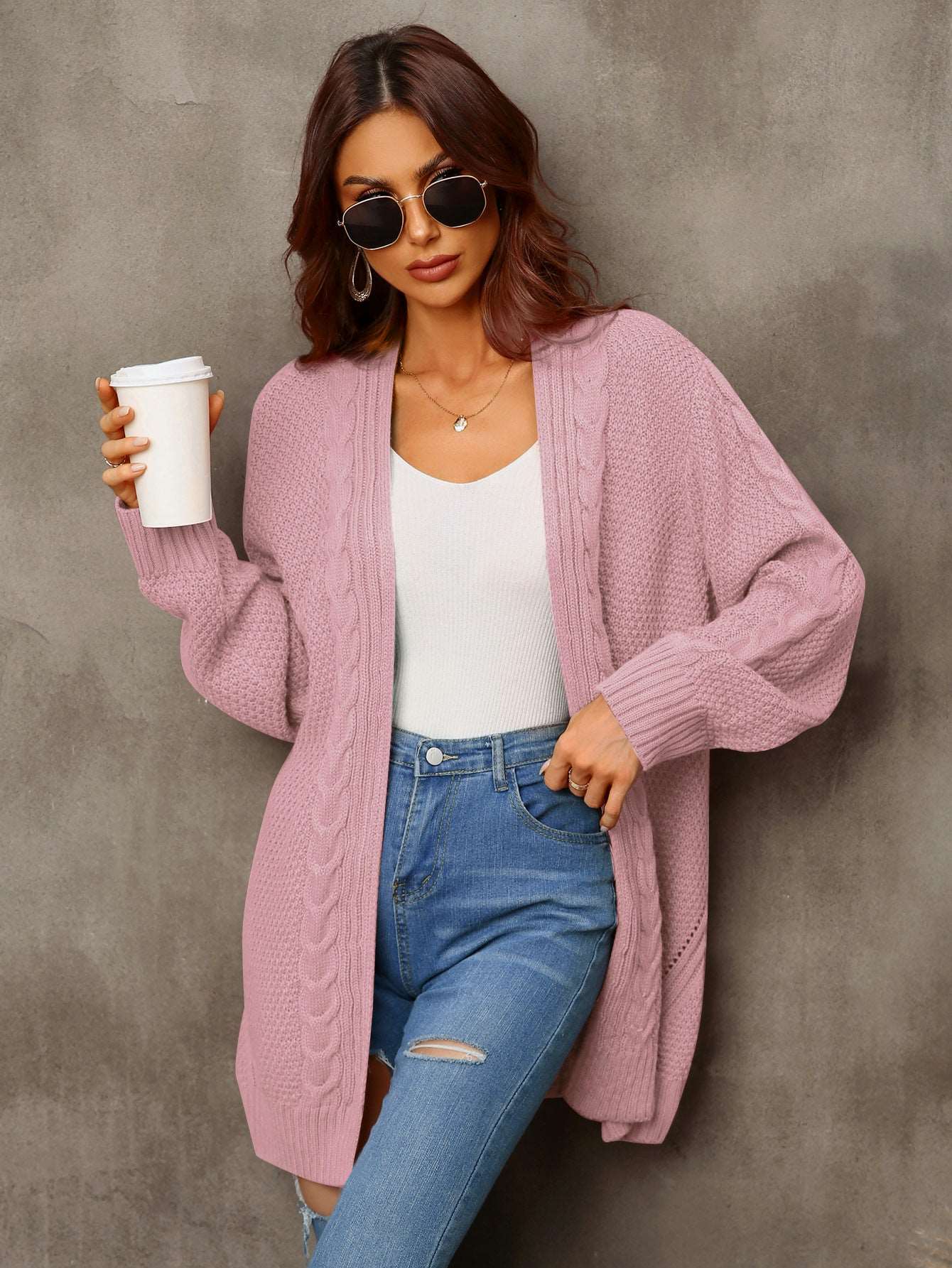 Chic Hollow Edge Cardi-Coat