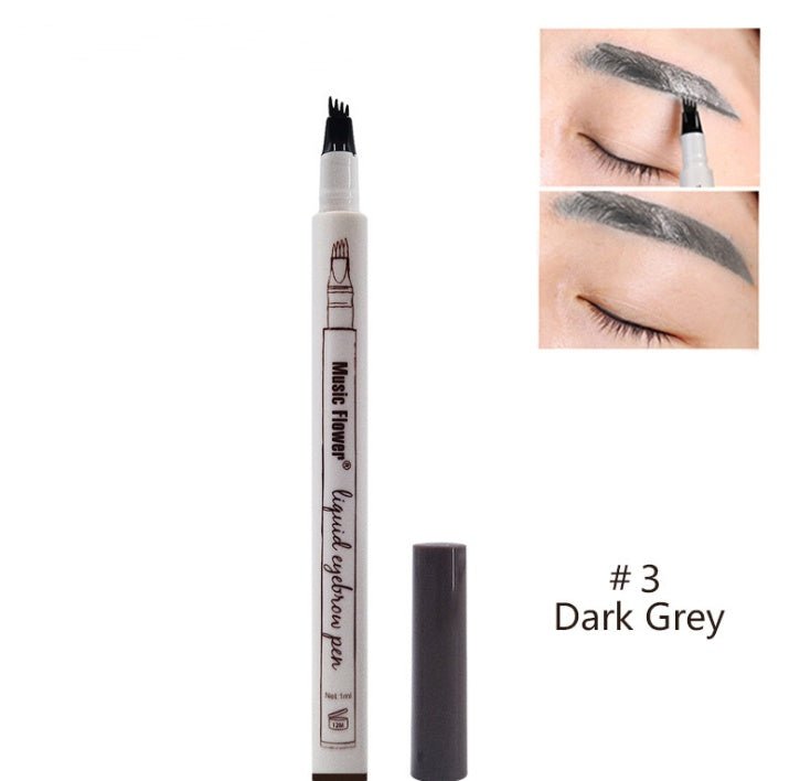 Aqua-Arch Natural Brow Pen: Four-Claw Precision Eyebrow Tint - Ridnaps fashion