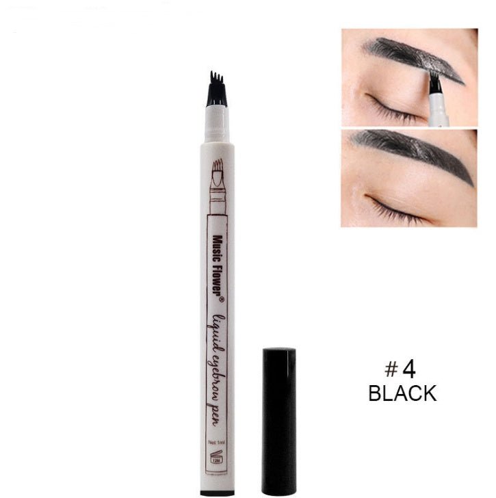 Aqua-Arch Natural Brow Pen: Four-Claw Precision Eyebrow Tint - Ridnaps fashion