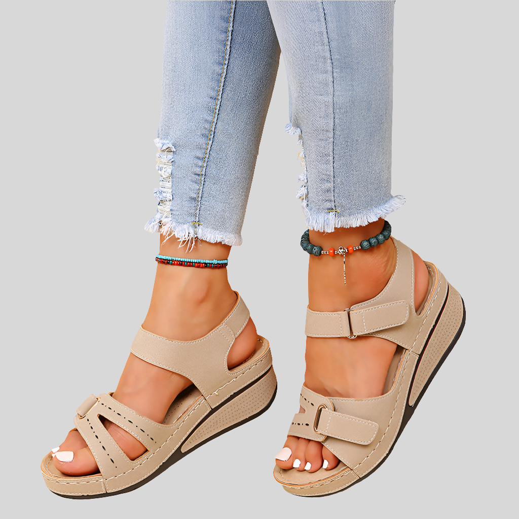 Wedge Sandals Summer Velcro Platform Shoes