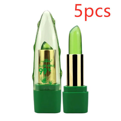 Aloe Vera Gel Colour Changing Lipstick Gloss  Moisturizer - Image #9