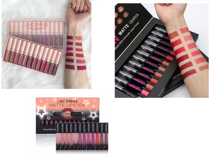 Matt Lipstick Waterproof Long-lasting Velvet Lipstick Set