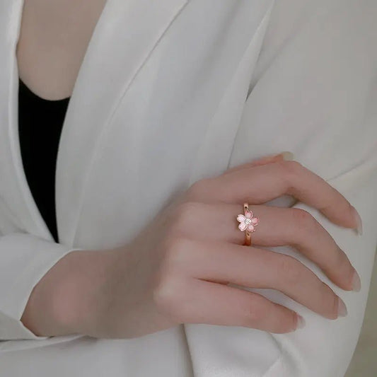 Blossom Charm Ring - Ridnaps fashion