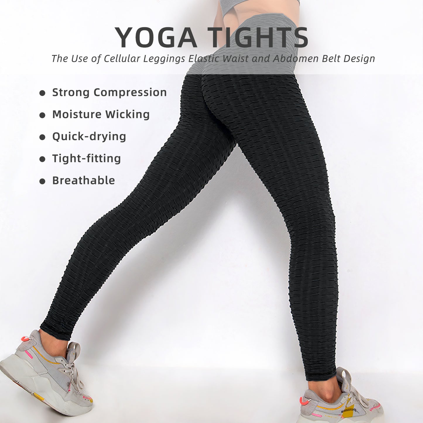 Lift & Sculpt Bubble Texture Leggings