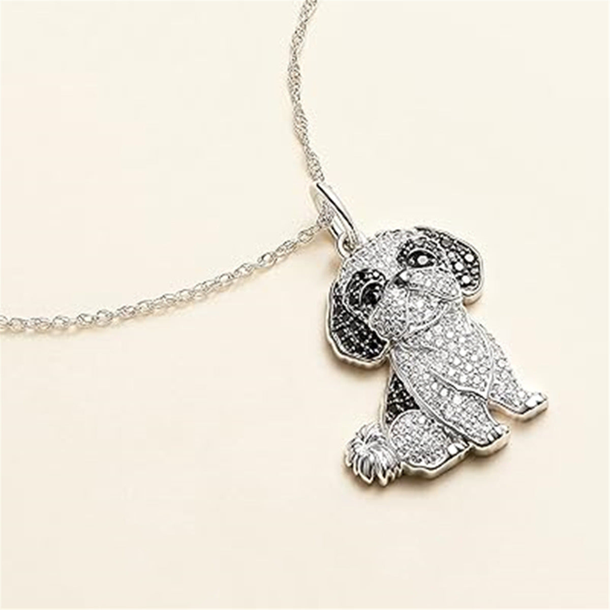 Shih Tzu Pendant  Puppy Necklace