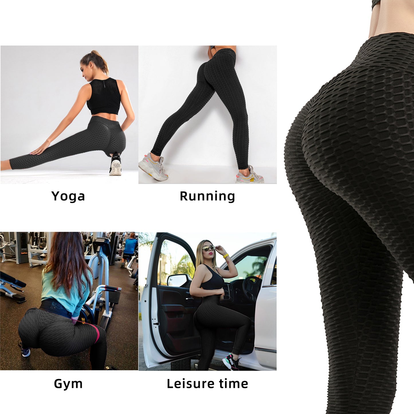 Lift & Sculpt Bubble Texture Leggings