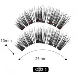 Natural Long Lasting Magnetic Liquid Eyeliner & Magnetic False Eyelashes & Tweezer Set Make up Set - Image #13