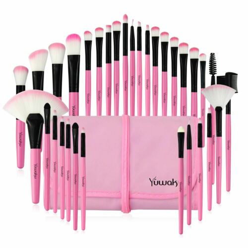 32Pcs Makeup Brushes Pouch Set