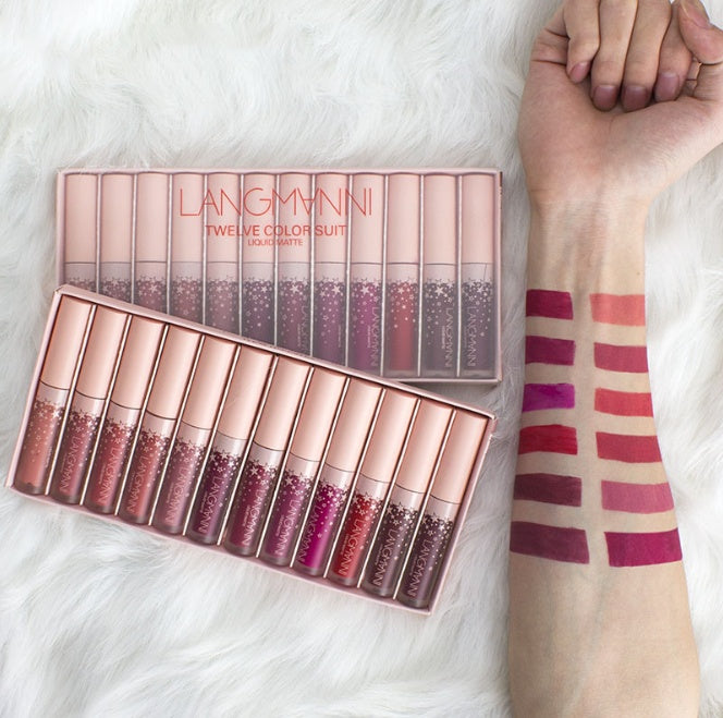 Matt Lipstick Waterproof Long-lasting Velvet Lipstick Set