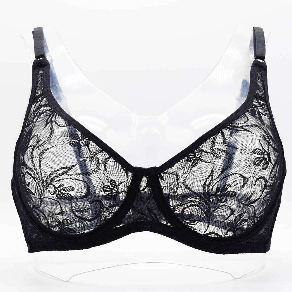 Plus Size Lace Bras For Women Underwired BH Hollow Out